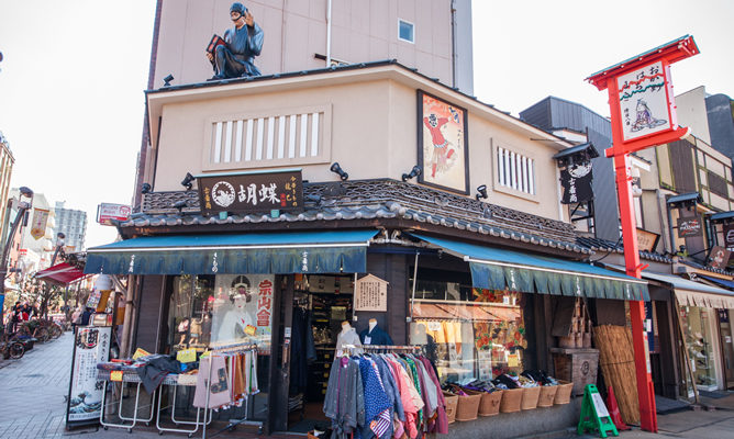 今昔きもの　胡蝶